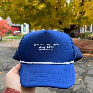 Dutch Bros Trucker Hat Blue “Always Stoked”